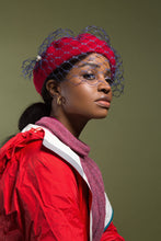 Load image into Gallery viewer, &quot;Dee-Dee&quot; Beret with veil
